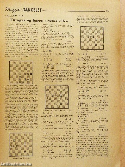 Magyar Sakkélet 1954. április