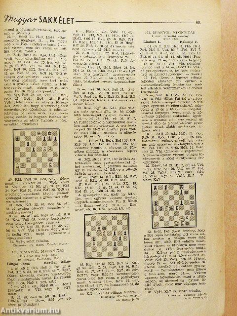 Magyar Sakkélet 1954. március