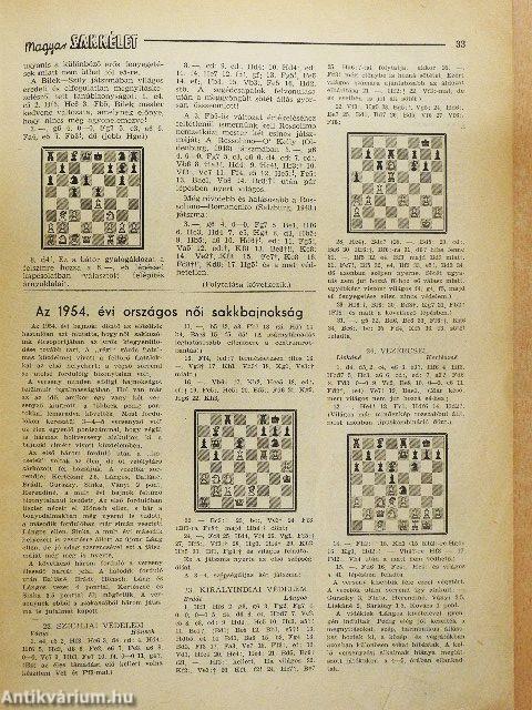 Magyar Sakkélet 1955. február