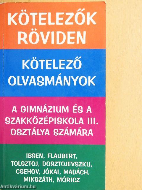 Kötelező olvasmányok