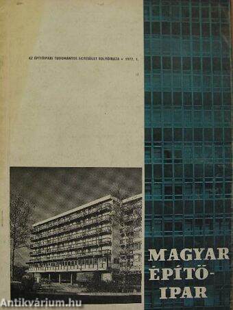 Magyar Építőipar 1977/1.