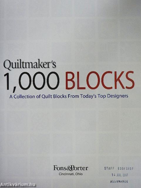 Quiltmaker's 1,000 Blocks