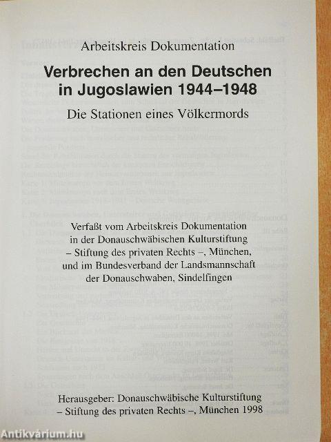 Verbrechen an den Deutschen in Jugoslawien 1944-1948