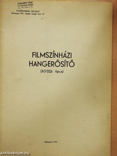 Filmszínházi hangerősítő