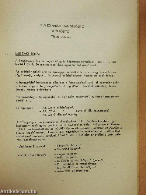 Filmszínházi hangerősítő