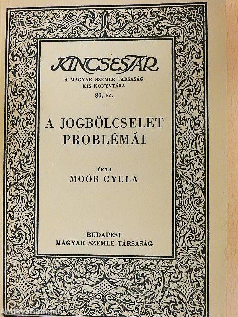 A jogbölcselet problémái
