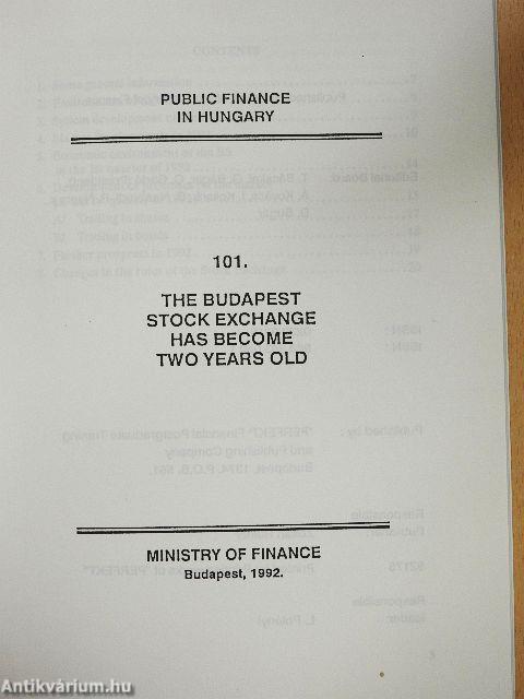 The Budapest Stock Exchange Has Become Two Years Old