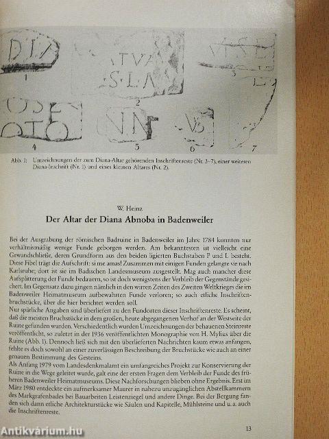 Archäologische Nachrichten aus Baden 1981/Heft 27