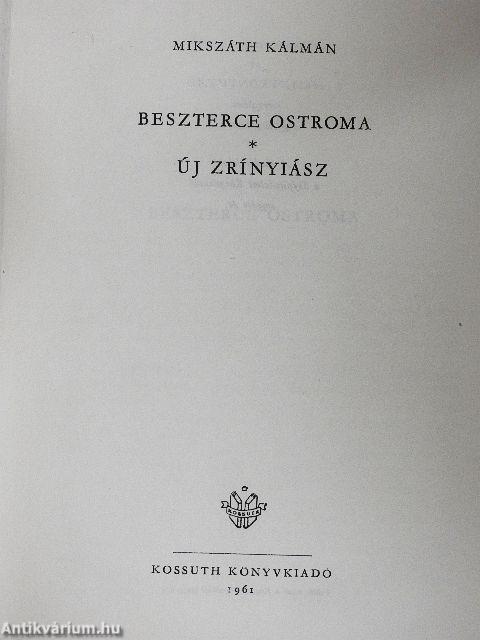 Beszterce ostroma/Új Zrínyiász