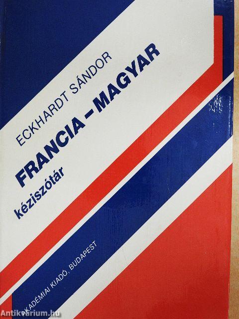 Francia-magyar kéziszótár