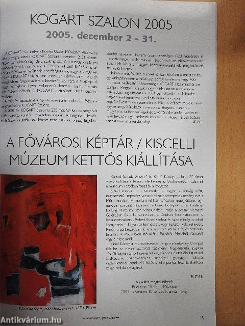 Art-Press 2005. november-december