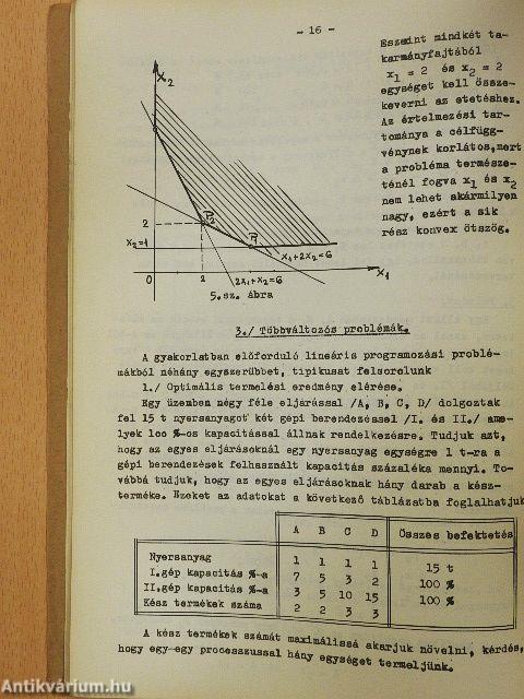 Bevezetés az operációkutásba
