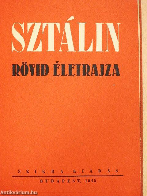 Sztálin rövid életrajza