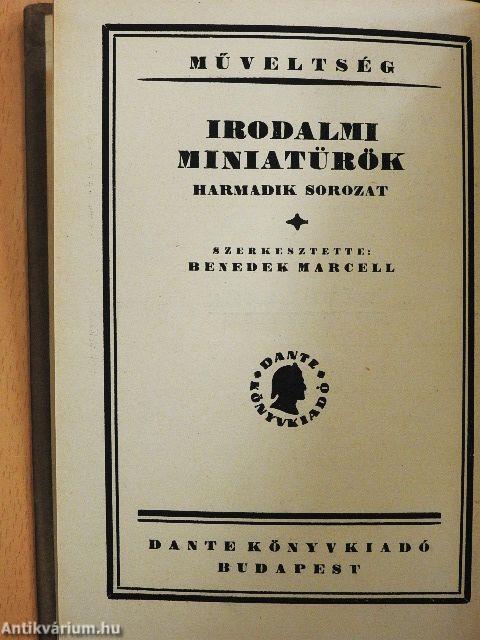 Irodalmi miniatürök III.