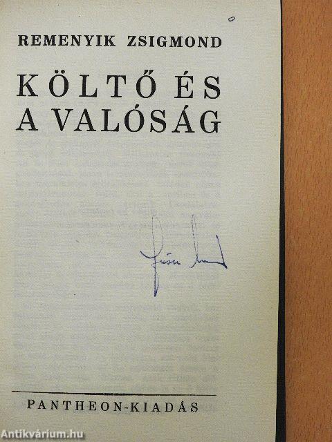 Költő és a valóság