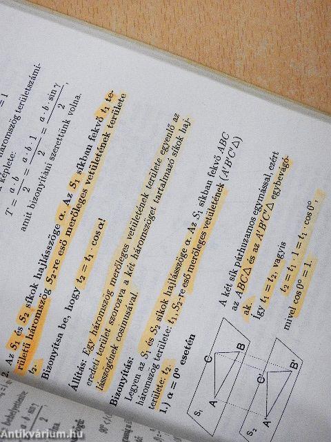 Érettségi tételek, bizonyítások és definíciók matematikából