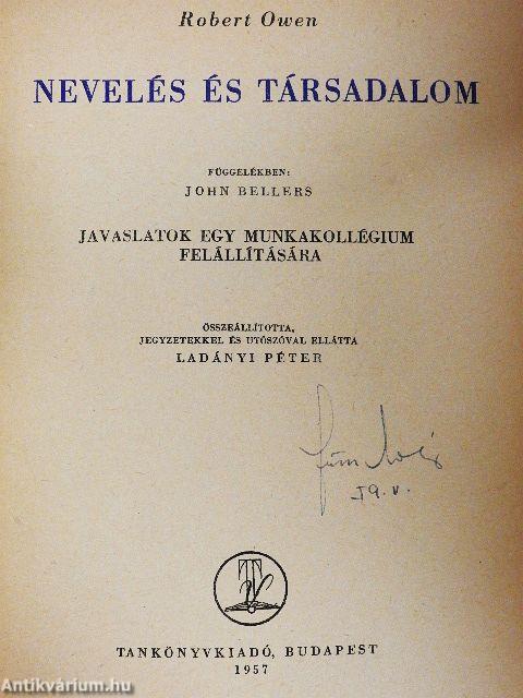 Nevelés és társadalom