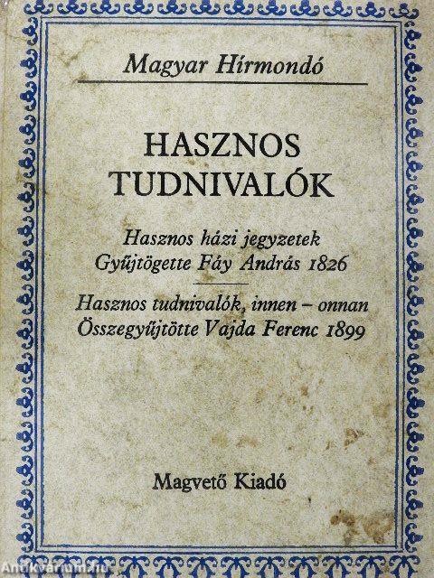 Hasznos tudnivalók