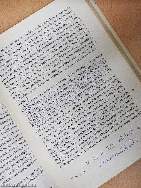 A köznevelés a Horthy-korszakban