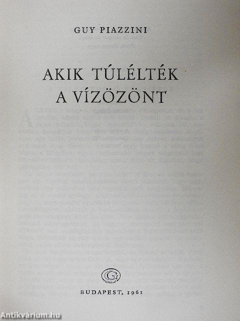 Akik túlélték a vízözönt