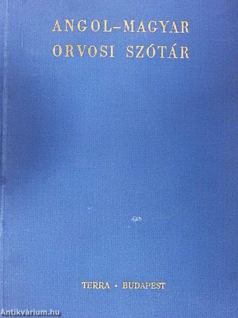 Angol-magyar orvosi szótár