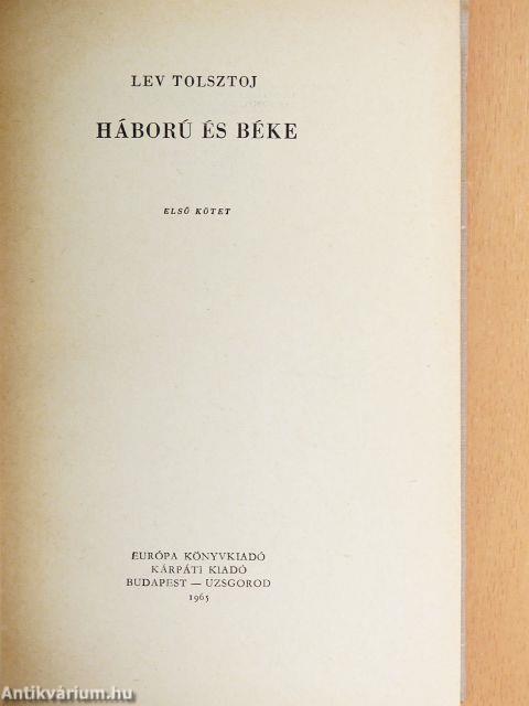 Háború és béke 1-4.