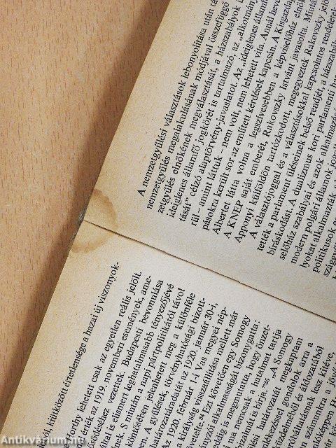 Horthy és hatalmi rendszere 1919-1922