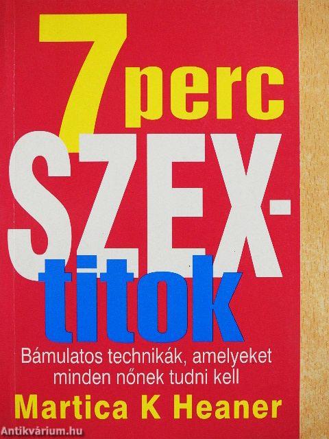 7 perc szextitok