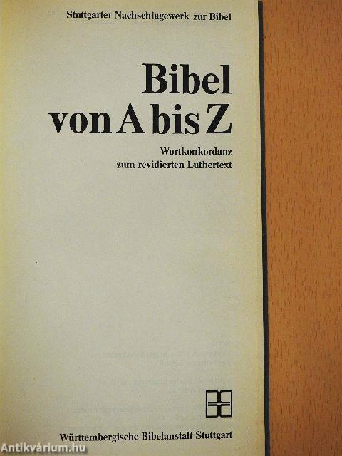 Bibel von A bis Z