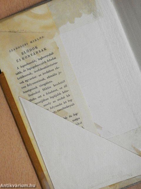 Elődök és kortársak