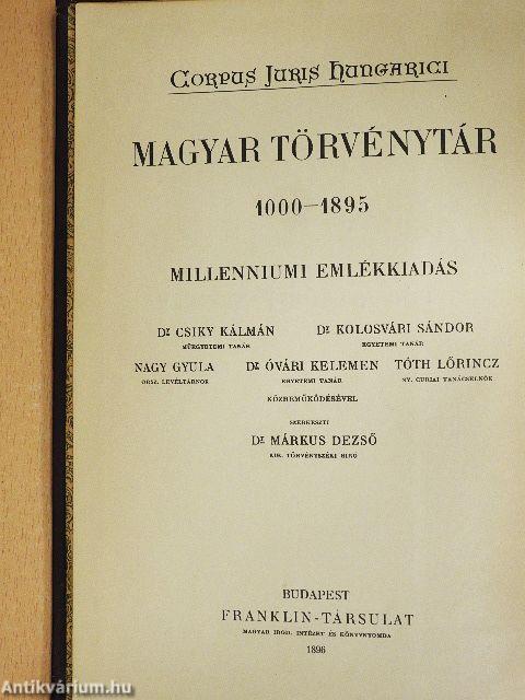 1875-1876. évi törvényczikkek