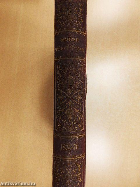 1875-1876. évi törvényczikkek