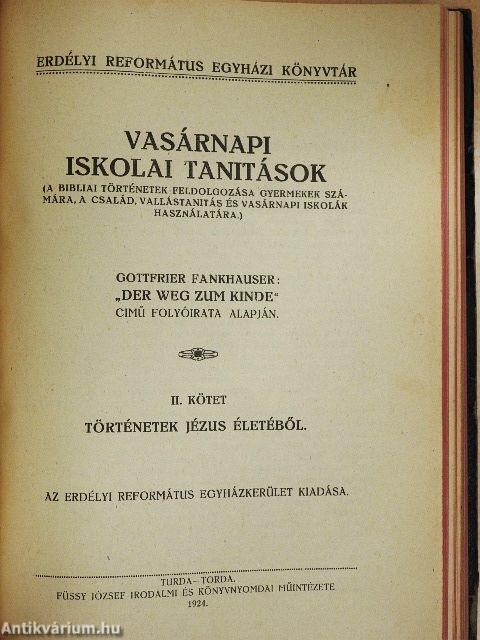 Vasárnapi iskolai tanitások I-III.
