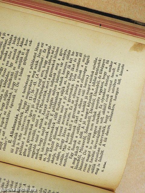 Vasárnapi iskolai tanitások I-III.