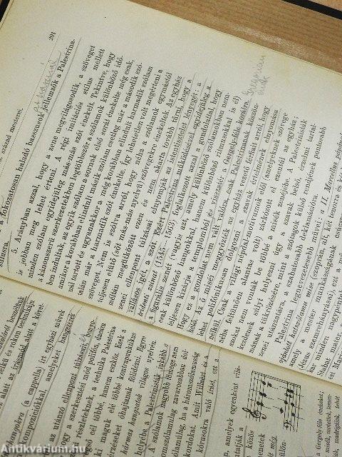 Általános Zenetörténet I.