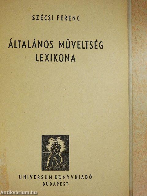 Általános műveltség lexikona