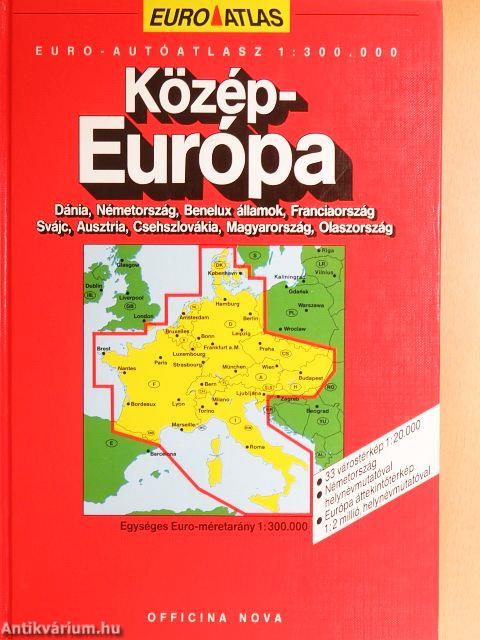 Közép-Európa autóatlasz