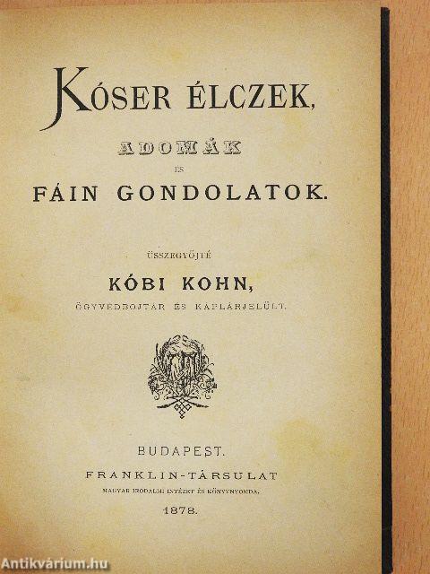 A kyklops/Kóser élczek