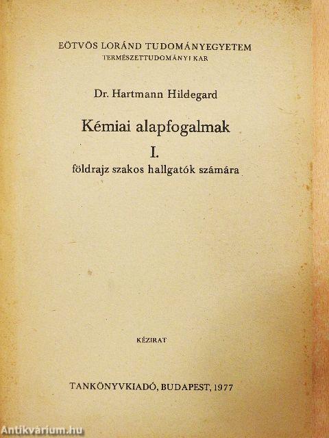 Kémiai alapfogalmak I.