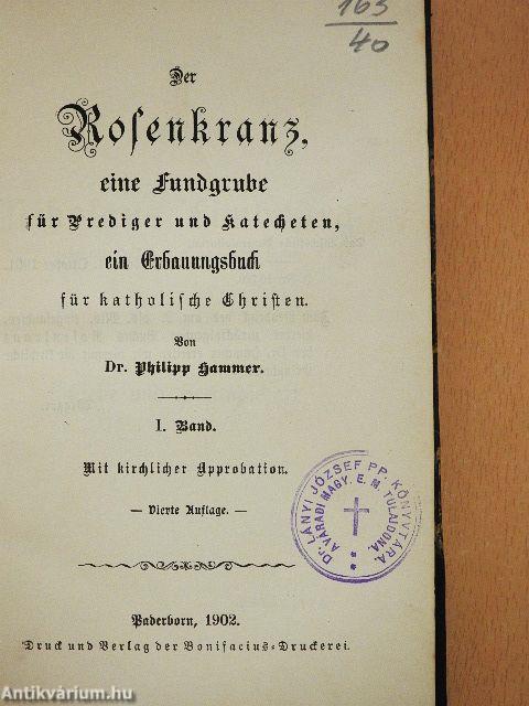 Der Rosenkranz I. (gótbetűs)