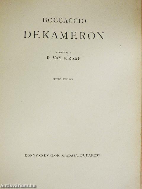 Dekameron I-III.
