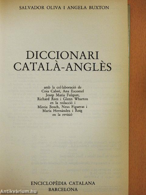 Diccionari Catalá-Anglés