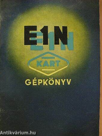 Gépkönyv az E1N jelű nehéz műszerész esztergapadhoz