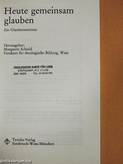 Heute gemeinsam glauben