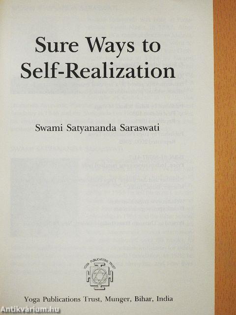 Sure Ways to Self-Realization