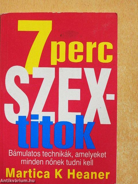 7 perc szextitok