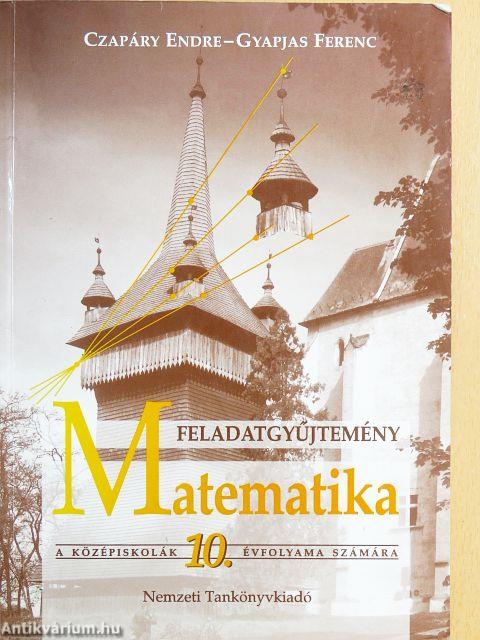 Matematika feladatgyűjtemény 10.