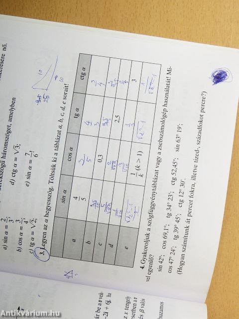 Matematika feladatgyűjtemény 10.