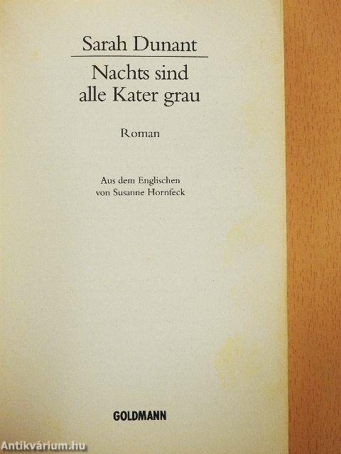 Nachts sind alle Kater grau