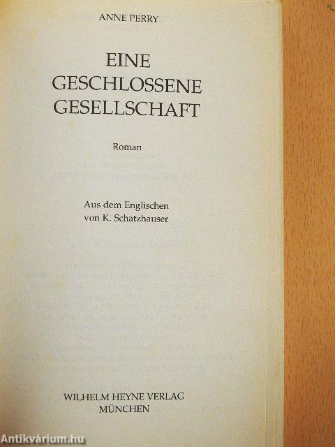 Eine geschlossene Gesellschaft